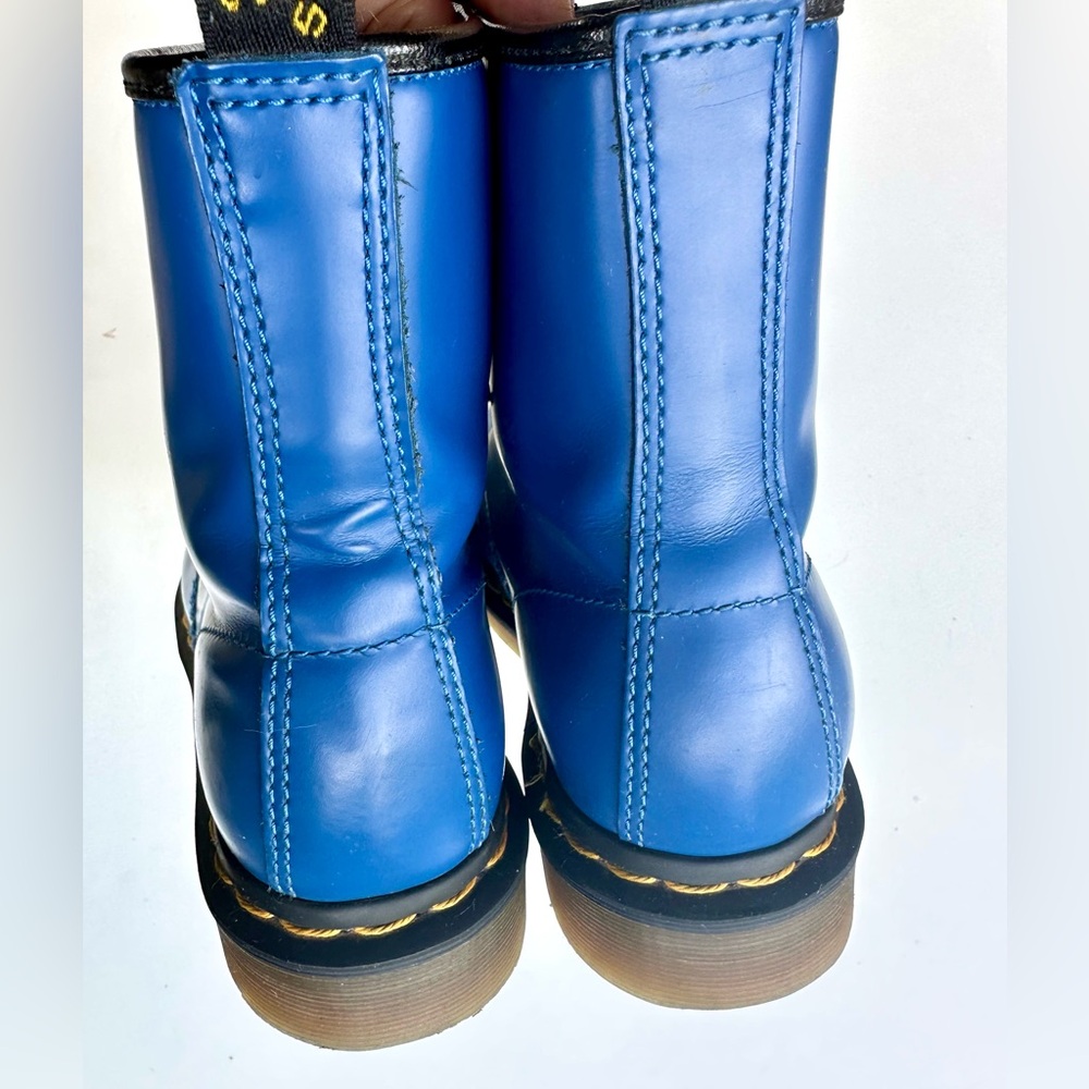 Dr. Martens Blue 1460 Lace-Up Leather Boots, size 5 women, 4 men - Picture 7 of 14